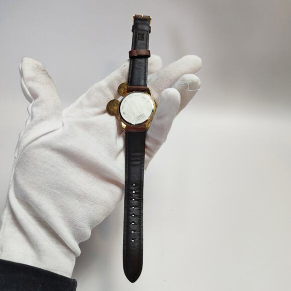 Vintage Mickey Mouse Lorus Watch New In Box Gold Tone main image 7